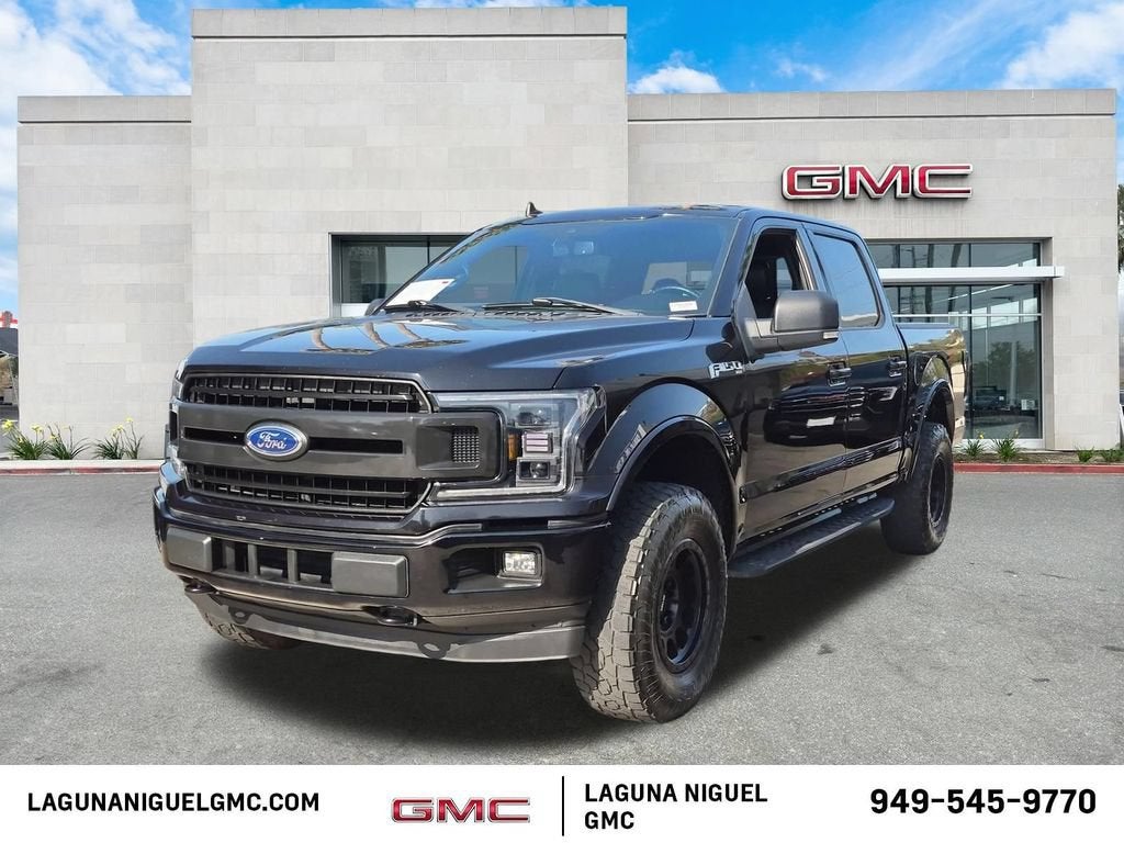 2019 Ford F-150 XL in Black — front three-quarter view