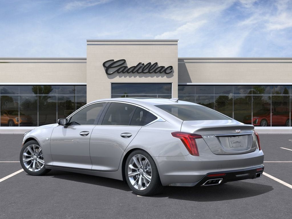 2026 Cadillac CT5 — rear three-quarter view
