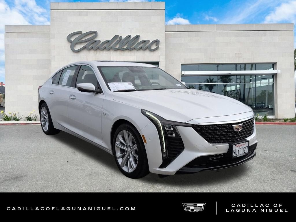 2025 Cadillac CT5 — rear three-quarter view