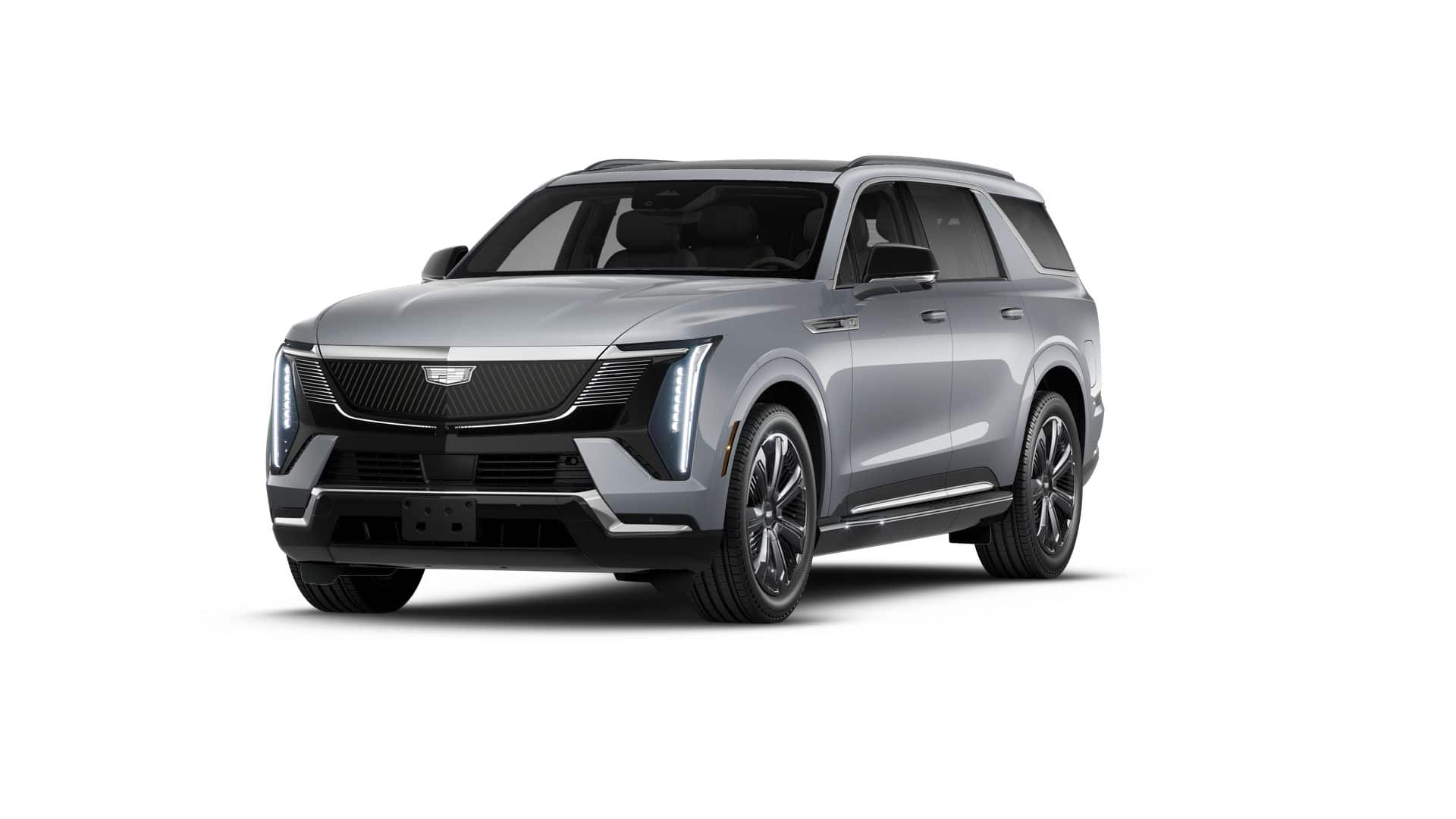 2026 Cadillac ESCALADE IQL Premium Luxury in Luna Metallic — front three-quarter view