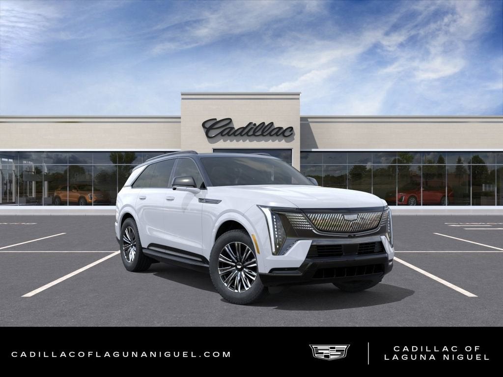 2026 Cadillac ESCALADE IQ Sport in Vibrant White Tricoat — front three-quarter view