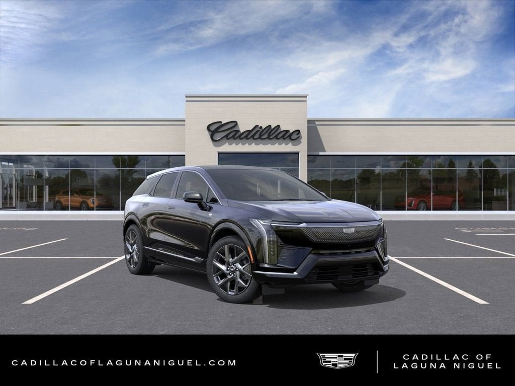2026 Cadillac OPTIQ Luxury in Black Raven — front three-quarter view