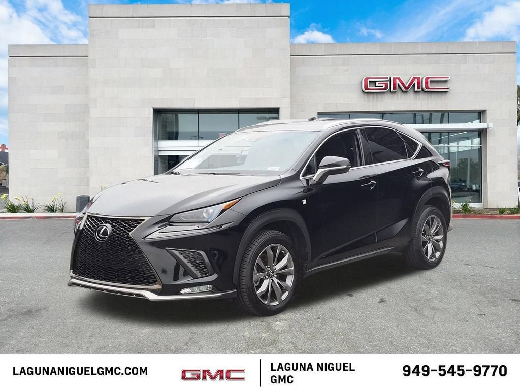 2021 Lexus NX NX 300 F SPORT in Black — front three-quarter view